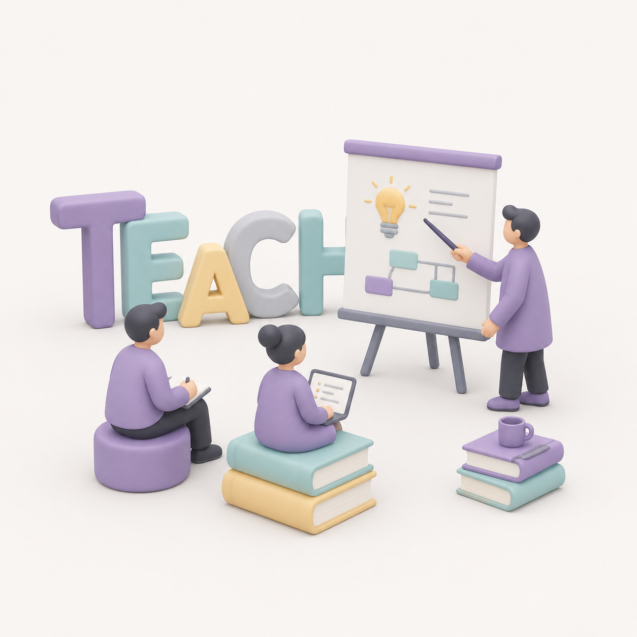 Teaching workshop illustration