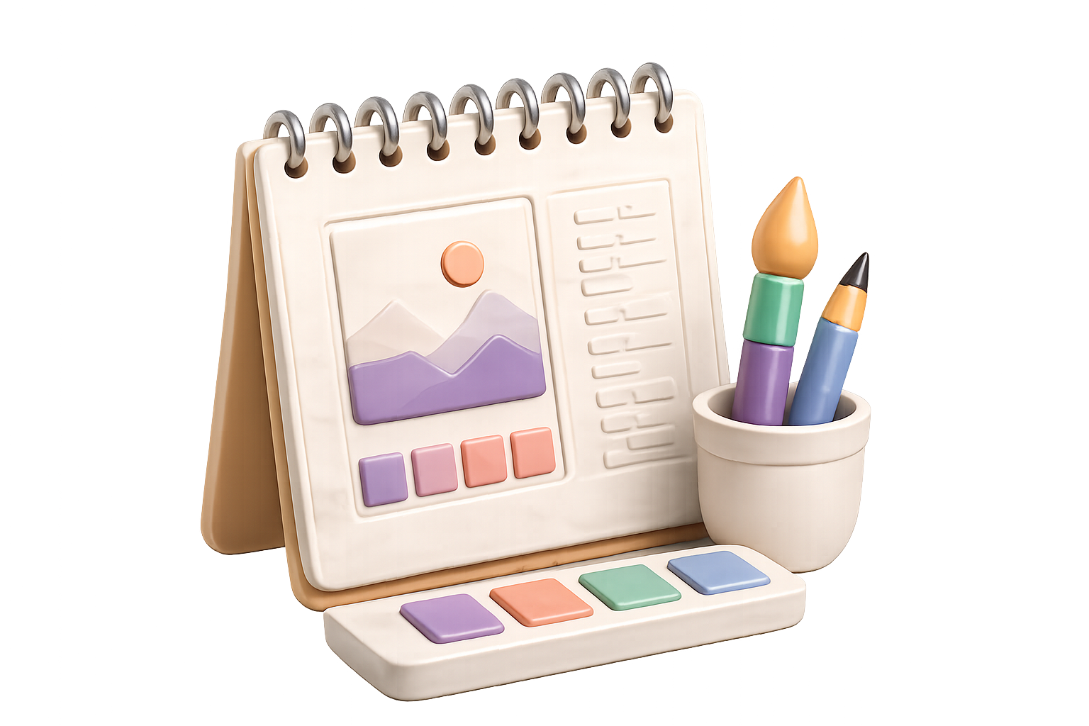 Fine art and design illustration
